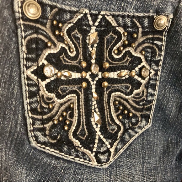 ZCO Jeans With Bling On Back Pockets Juniors 5 - Picture 8 of 15